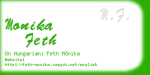 monika feth business card